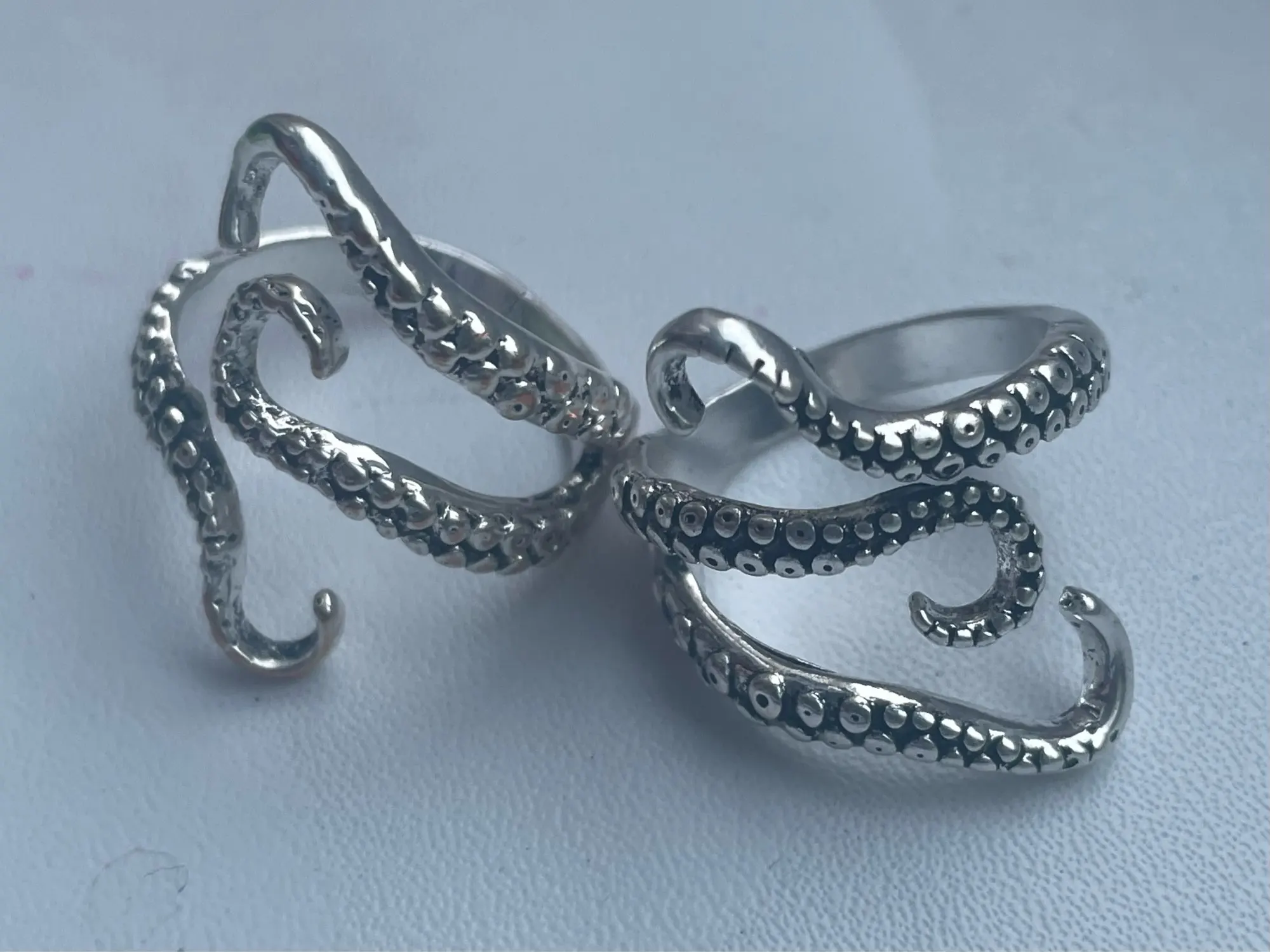 Sterling Silver Cocktail Ring Octopus from Indonesia - Octopus of the Deep  | NOVICA