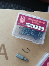 High-Carbon-Steel-Hook Bait Hook Soft-Bait 100PCS with High-Efficiency Boxed