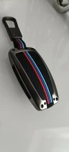 Aleación Galvanizada coche llave inteligente Fob caso de la cubierta de la piel para BMW Serie 3 4 5 320i 530i 550i F20 F21 F30 F31 F25 F01 F02 coche caso clave