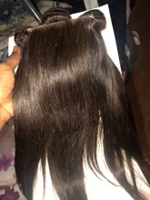 Bobbi Collection-mechones con cierre de encaje, cabello humano Remy, tejido liso, barato, negro, marrón, Rubio degradado, 200 g/set, 3 uds.