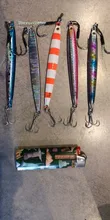 KATYUSHA 5 unids/set Metal largo plantilla Señuelos de Pesca 10g-20g-30g-40g-60g lento fundido Jigging cuchara Artificial costa de plomo metálico de cebos