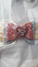 Pinza para el pelo de princesa de Disney, accesorio para el pelo de dibujos animados para niña, horquilla para el pelo de Elsa de Frozen, lazo para el pelo