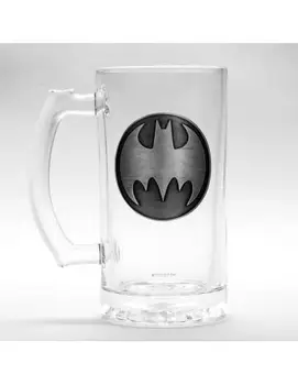 

CRISTAL jug with BATMAN DC COMICS metallic LOGO