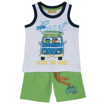 

T-shirt and shorts Chicco, 086, bus (multicolor)