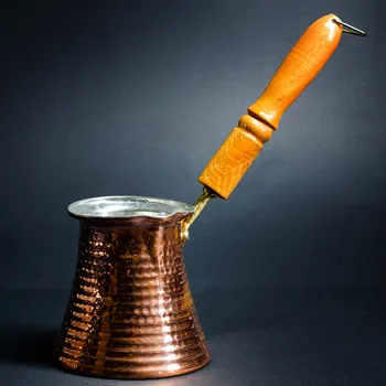 

Catering World Seda Copper Coffee Pot Ottoman culture cuisine traditional fortune telling wood pattern water Turkish coffee