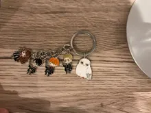 Nuevo HP magia la universidad llavero para las llaves búho esmalte llavero colgante de los fans de regalos-50