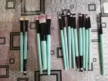 Juego de brochas de maquillaje profesionales, 15 Uds., sombra de ojos, base de maquillaje en polvo, pestañas, Kit de herramientas de belleza cosméticas