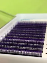 Extensiones individuales de pestañas postizas, 12 líneas de colores, ombré, verde, azul, marrón, visón de imitación, profesionales, herramientas de maquillaje