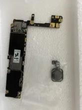 Placa base con ID táctil para iPhone 6s, 32GB, 128gb, 64GB, desbloqueo iCloud, placa lógica