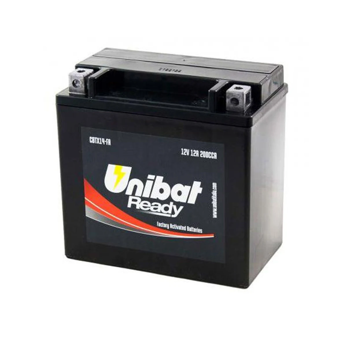 Unibat Cbtx14-Fa-Ready-To-Use Sigillato Moto Cbtx14-Fa Batteria (Ytx14-Fa Equivalente) Moto Rcycle