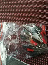 Cable Charging-Clamp Crocodile-Clip Clamp-Length Plastic-Handle Lead-Test Metal Insulated