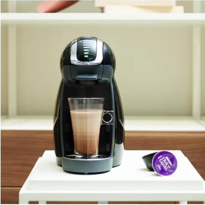 Nescafe Dolce Gusto Italian Capsule home Coffee Machine black Household cafe maker espresso pink GENIO2 1L 15BAR Milk froth hibrew 6in1 capsule coffee machine hot cold multiple espresso cafetera cappuccino coffee maker dolce gusto nespresso powder h1b