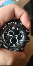 SMAEL- Relojes deportivos digitales para hombre, reloj masculino de pulsera LED, de cuarzo resistente al agua 50m