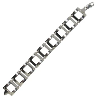 

Law silver bracelet 925m link smooth square [1926]