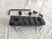 Caza 20mm riel Picatinny Weaver alcance Bases montaje deportivos riel Picatinny Weaver soporte sobre riel para mira para Airsoft Rifle de Caza