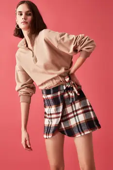 

Trendyol Plaid Skirt TWOAW21ET0482