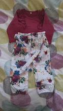 Conjunto de ropa para niña recién nacida, Pelele de manga larga de Color sólido, Tops, pantalones, diadema, trajes infantiles, 3 uds.