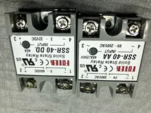Module 24-380V Solid-State-Relay SSR-25DA High-Quality 40A 10A DC 25A Output AC 3-32v-Input