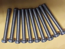 Tornillo de cabeza Allen de perfil bajo y delgado, Din7984 perno hexagonal de acero inoxidable, M3, M4, M5, M6, 304 A2-70, L = 4-40mm
