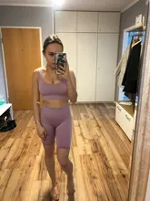 Conjunto de sujetador y mallas deportivas para mujer, ropa de entrenamiento, para gimnasio y yoga atlético, 2 piezas