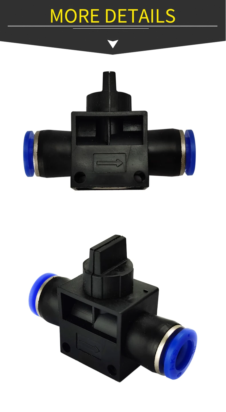 Description Picture 6 of item50PCS HVFF Series Pipe Air Connectors Direct Thrust 4 to 12mm Plastic Hose 4/6/8/10/12mm Quick Couplings Pneumatic Fitting