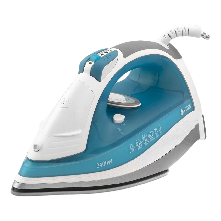 Утюг VITEK VT-1264(W)(Мощность 2400 Вт, отпаривание, индикатор нагрева, регулировка температуры