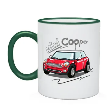 

Mug two-color Mini Cooper