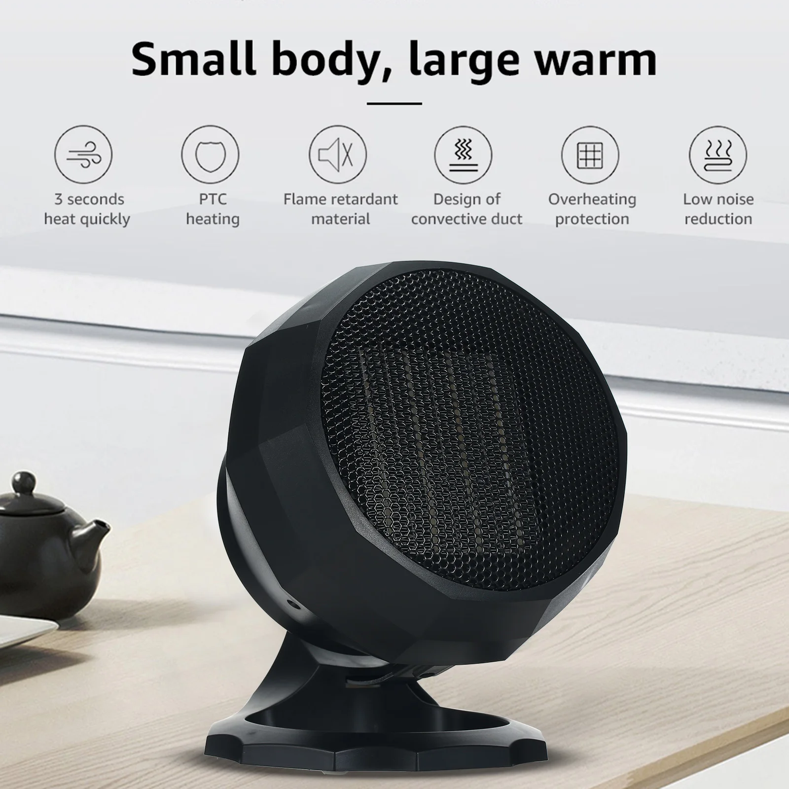 Mini Electric Heater Portable Home Warmer Fast Heating Fan 50-60HZ Desktop  Warm Air Blower Radiator for Winter Household WG-089 - AliExpress
