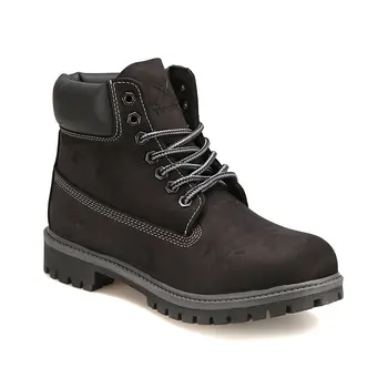 

FLO Men Boots Black Fashion Comfortable Winter Season Casual Men Boots Shoes Мужские ботинки A1305007 KINETIX