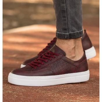 

Burgundy Color High quality 100% Vegan Leather Men Casual Shoes. Shoe, Sneaker Shoe, Van Shoe, Air Shoe, Basket Shoe, Flip Shoe, Trainer Shoe, Chaussure, Laofer Shoe, Gel Shoe, Young Man Shoes, Chaussures de Jeunes Hom