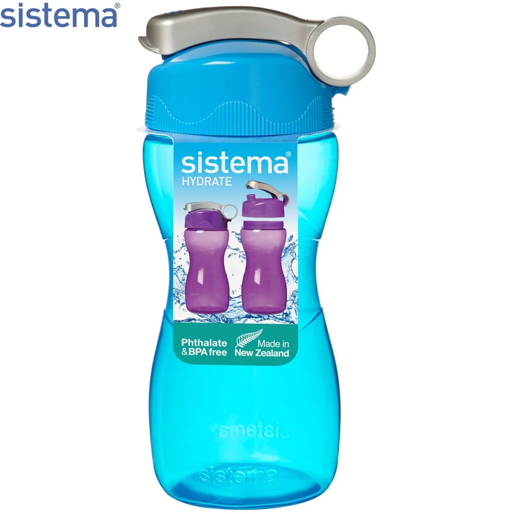 Бутылка для воды Sistema &quotHydrate&quot 475мл синяя 580|Бутылки воды| |
