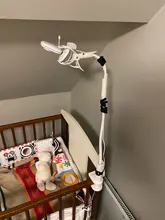 Multifunción soporte de teléfono Universal soporte perezoso de la cama cuna brazo largo ajustable 85cm Monitor de bebé de montaje en pared de la cámara para el estante X5