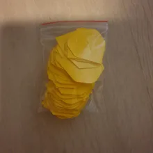 Dardo de Color puro de alta calidad, cola de ala, dardos profesionales para mascotas, accesorios de dardos de aleta de vuelo, 50 Uds.