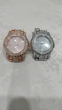Reloj de pulsera de cuarzo y acero inoxidable para mujer, pulsera de lujo con diamantes de imitación, a la moda, #1