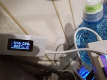 Amperímetro de cola blanca de KCX-017 con pantalla LCD, medidor de Monitor de capacidad de corriente de voltaje Mini USB, Detector de 3V-7V, medidor de corriente móvil