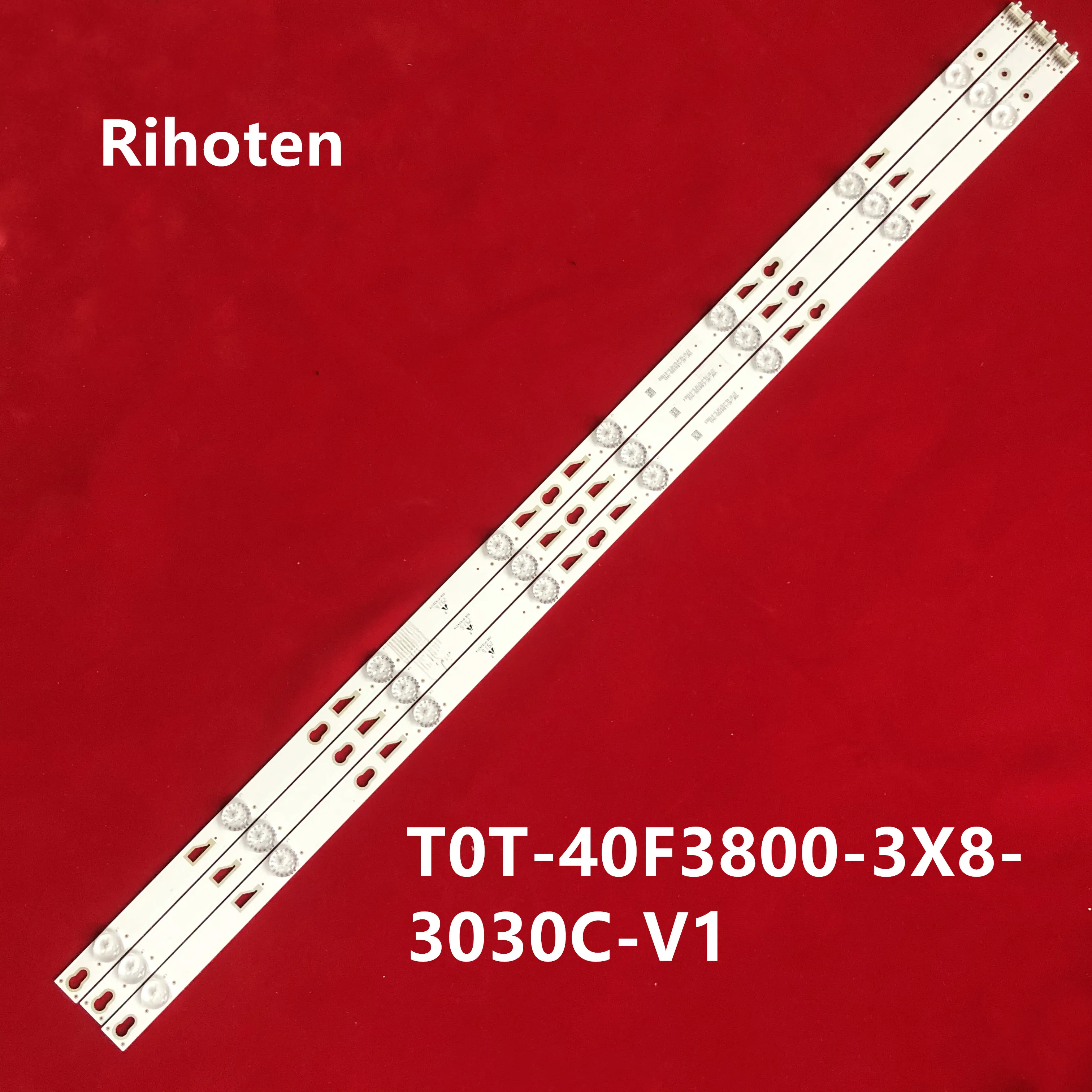 Светодиодная подсветка для T C L 40 &quotTV L40F3303B L40F3301B L40F3800A полоса TOT-40F3800-3X8-3030C-V1 экрана