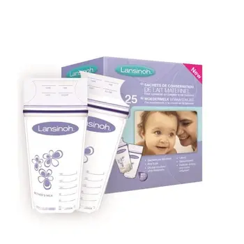 

LANSINOH Lot of 25 envelopes for breast milk storage