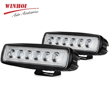 

6" 18W LED Car Work Light Bar Combo Lamp for Motorcycle Tractor Boat Offroad Light 4WD 4x4 Truck SUV ATV Spot Flood Light 12/24V