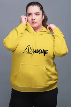 

Angemiel Wear Harry Potter Always Yellow Women 'S Hooded Sweatshirt