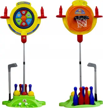 

Toy Sports COLOMA Y PASTOR Мультиигровой center \"Target\" 4x1 (package) for kids games for boys and girls for children sports toys