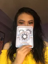 Pestañas postizas naturales, 3 pares, maquillaje largo 3d de visón, extensiones de pestañas de vizón para belleza, novedad de 2021