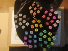 Touchfive-Conjunto de rotuladores de doble punta, set de 30/40/60/80/168 colores, rotuladores de alcohol para dibujo artístico y manga