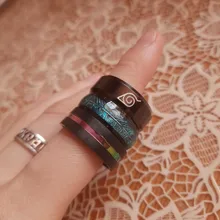 FDLK-Anillo de madera con incrustaciones de flecha y concha para hombre, joyería de lujo, 8mm, 24 estilos