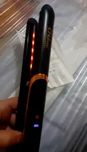 Alisador y rizador de pelo profesional por infrarrojos, alisador y rizador planos 2 en 1, calentamiento rápido, 110v-220v, herramientas de estilismo para el cabello