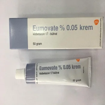 

Eumovate % 0.05 Cream Klobetazon bütirat 50 gr Skin Cream redness of the skin skin inflammations reducing the effects ofchemical