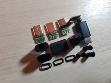 Usb-Plug Data-Cable-Accessories Interface Male Connector 24pin DIY TYPE-C Welding 