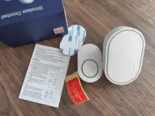 Sistema de alarma para timbre de la puerta de 433MHz con WiFi, timbre inalámbrico inteligente compatible con 58 sonidos, detector sin cables, aplicación Tuyasmart