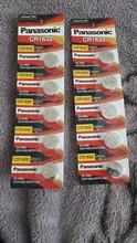 10 Uds 100% Original de PANASONIC CR1632 CR 1632 batería de litio de 3V para reloj con calculadora reloj juguetes de Control remoto botón pila de moneda