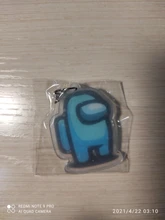 Llavero acrílico colorido para llaves de coche, accesorios de decoración, regalo de Navidad, Juegos populares entre los EE. UU., 1 Uds.