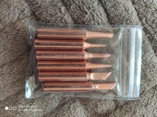 6 unids/lote 900M-T cobre puntas de pistola para soldar soldadura libre de plomo soldadura Sting para 936/937/938/969/8586/852D Estación de soldadura